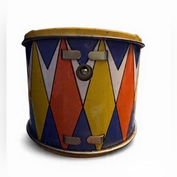 Vintage- Duck Dancing On Drum Tin Toy - Picture 6 of 7